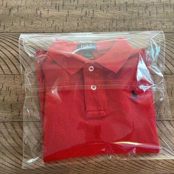 Sports car 🚘 red long sleeve Polo by Ralph Lauren cotton comfy - Picture 16 of 17